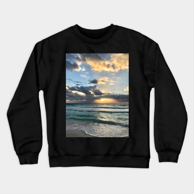 When the Sun comes up in Cancun Crewneck Sweatshirt by ephotocard